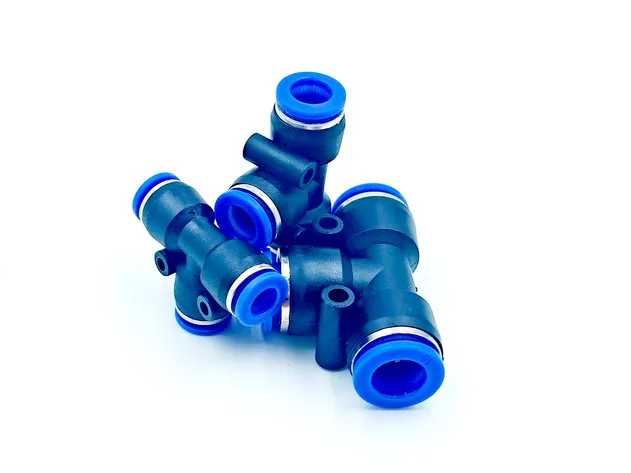 T-Type Straight Three-Way Connector, PE Connector